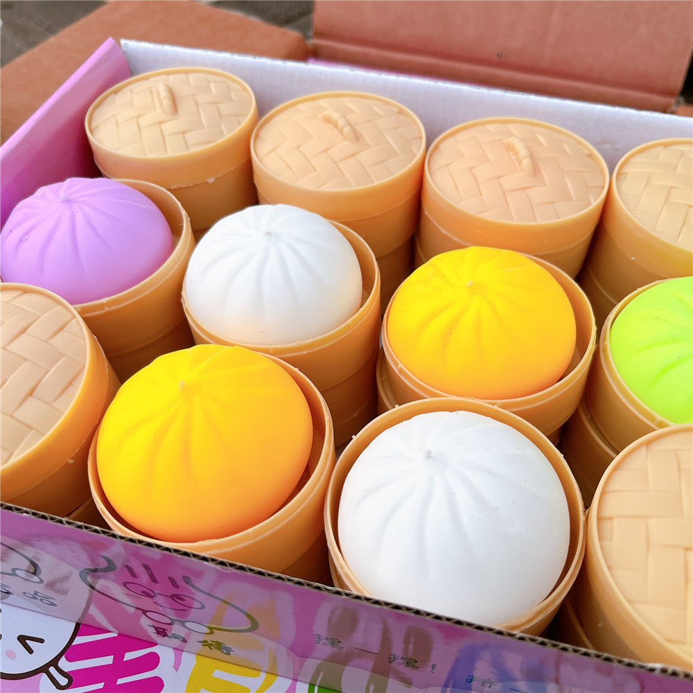 Steamed Bun Squishy Toy, Slow Rise Stress Ball